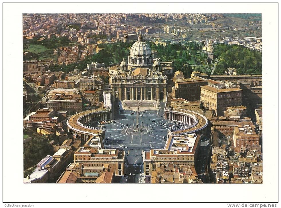 Cp, Italie, Vatican, Vue Aérienne - Vaticaanstad
