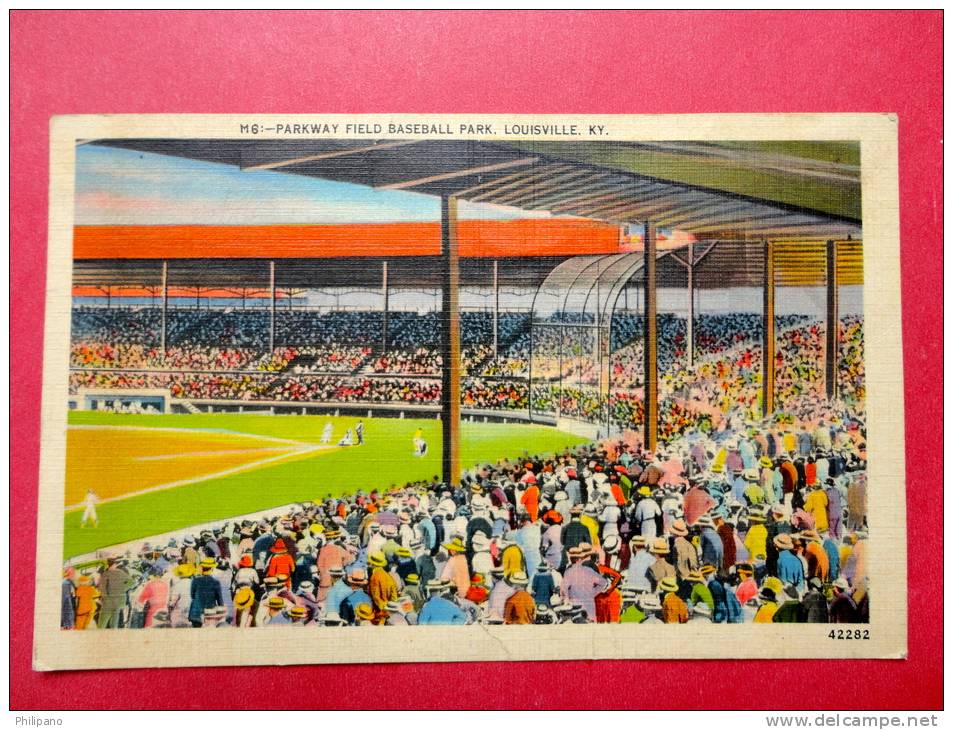 Baseball Stadium -- Parkway Field Park  - Kentucky > Louisville   1940 Cancel   Crease     =    =ref 576 - Louisville