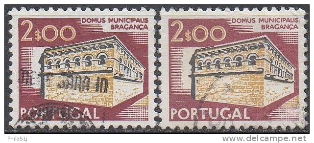 PORTUGAL  N°1222/22a__OBL VOIR SCAN-avec Et Sans Phosphore - Oblitérés