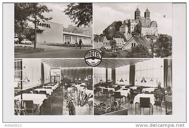 AK PKW Wartburg Motel Quedlinburg Mit Innenansicht Sw 1982 - Quedlinburg