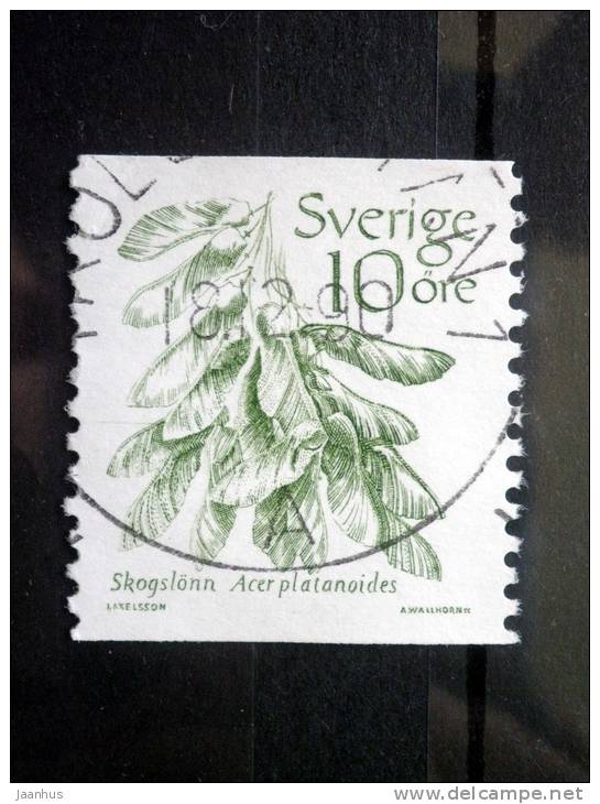 Sweden - 1983 - Mi.nr.1220 - Used - Fruits - Norway Maple - Definitives - - Usados