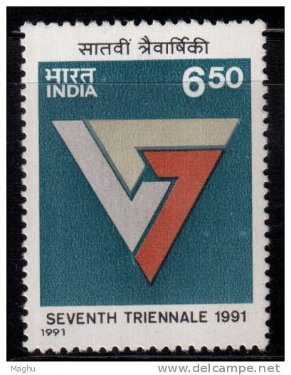 India MNH 1991, Triennale Art Exhibition, - Neufs