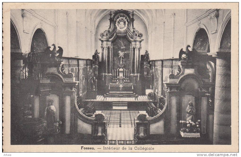 Fosses - Intérieur De La Collégiale - Fosses-la-Ville