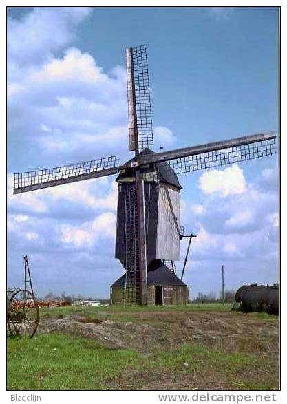 WANROY (Noord-Brabant) - Molen/moulin - Mooie, Historische Opname (1965) Van Standerdmolen De Ster Op Oude Locatie - Otros & Sin Clasificación