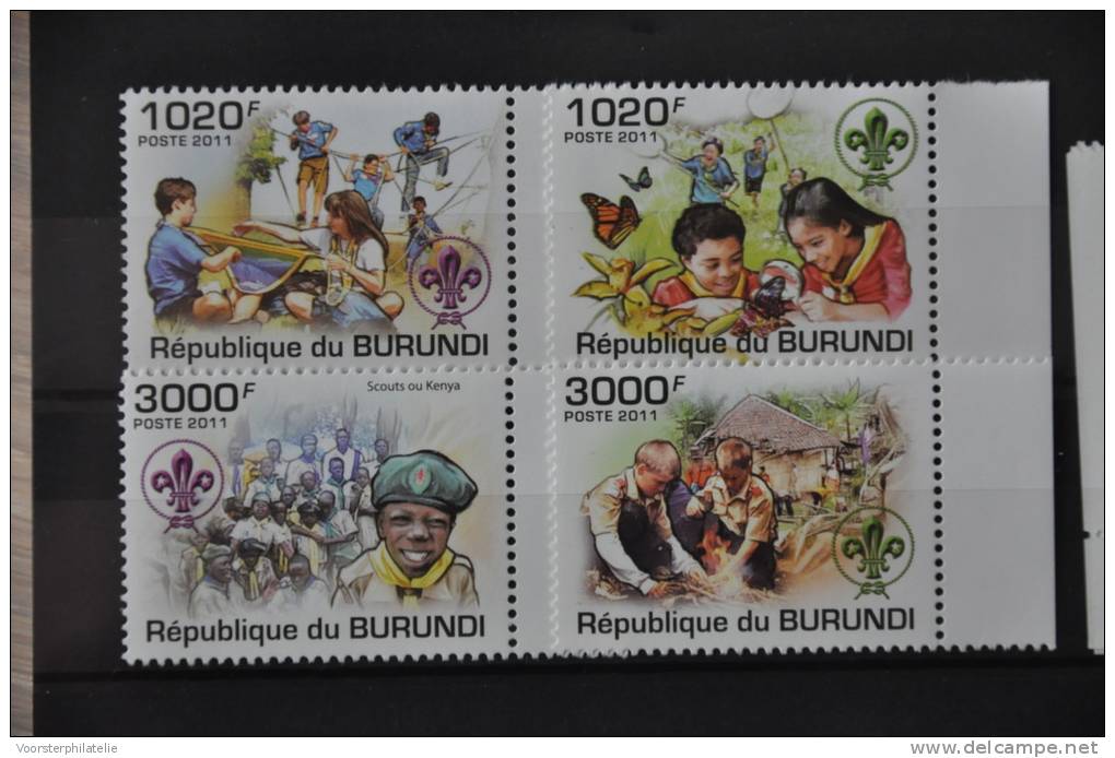 G 203 ++ BURUNDI 2011 JAMBOREE PADVINDERS SCOUTING  MNH ** POSTFRIS NEUF - Ongebruikt