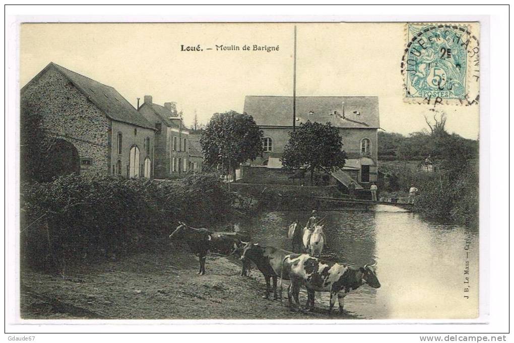 LOUE - CPA - MOULIN DE BARIGNE - Loue