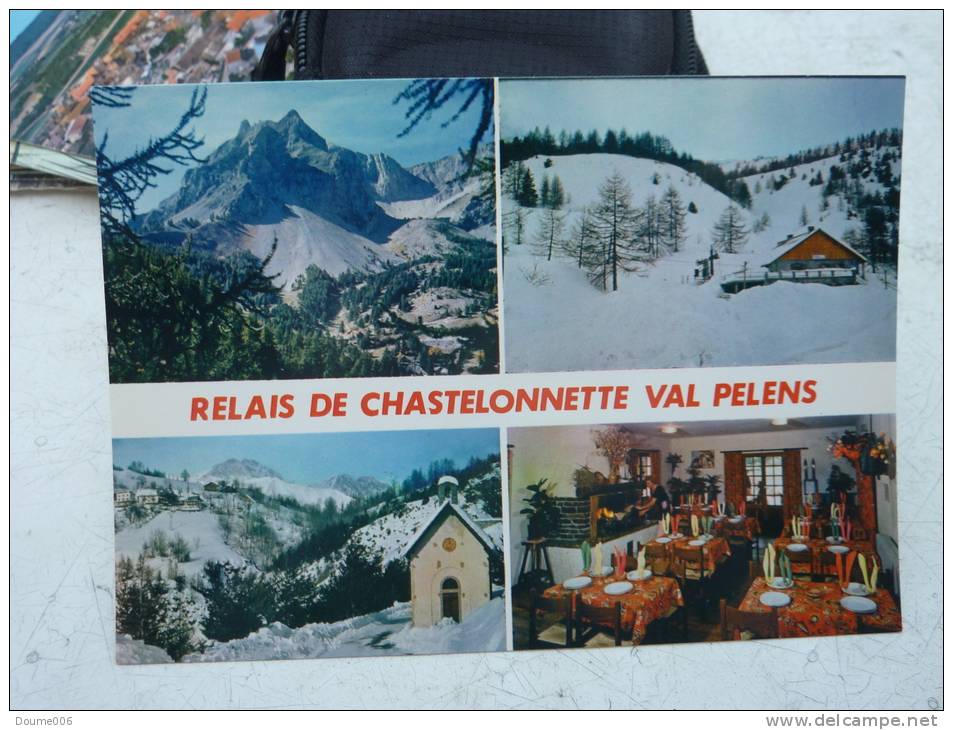 Cpsm /cpm St-martin D' Entraunes Relais De Chastelonnette "chez Geneviéve"                      TBE - Autres & Non Classés