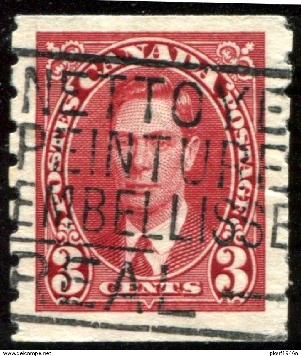 Pays :  84,1 (Canada : Dominion)  Yvert Et Tellier N° :   192 A (o) - Coil Stamps