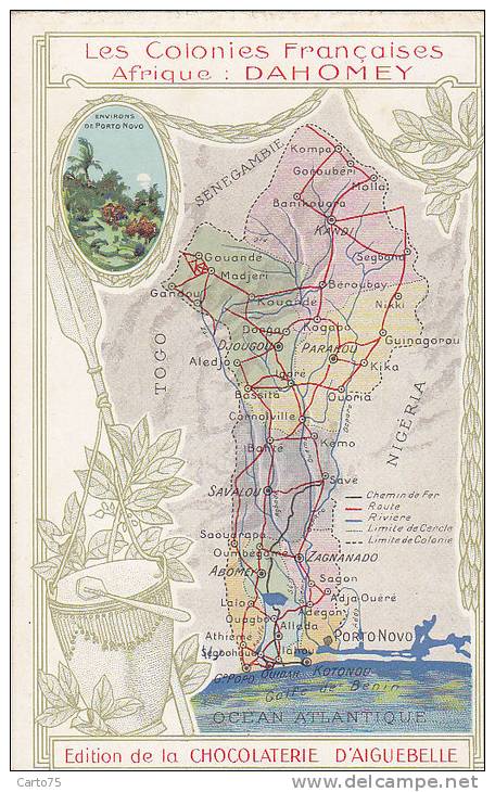 Afrique  - Dahomey - Géographie - Dahomey