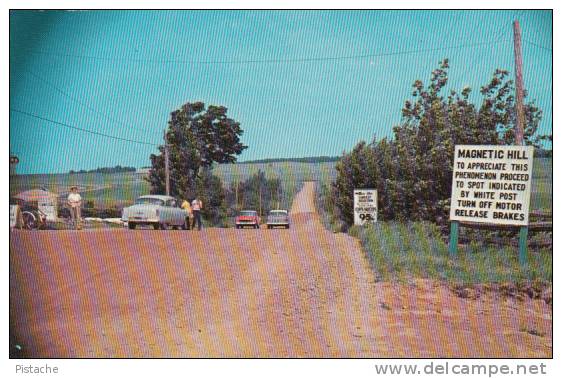 Moncton New Brunswick - Magnetic Hill Vers 1955s -  Cars Voitures - Unused Neuve - Autres & Non Classés