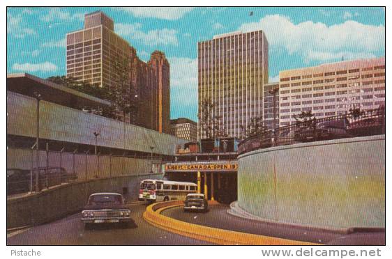 Detroit Michigan - Tunnel To Canada - Written 1965 - Cars Bus - Detroit