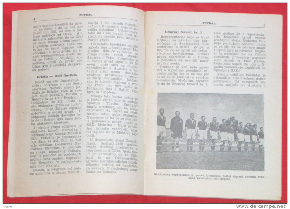 TOUR DE FRANCE 1953. ( Yugoslav Vintage Magazine ) Cycling Cyclisme Football Rowing Aviron Tennis Synchronized Swimming - Cycling