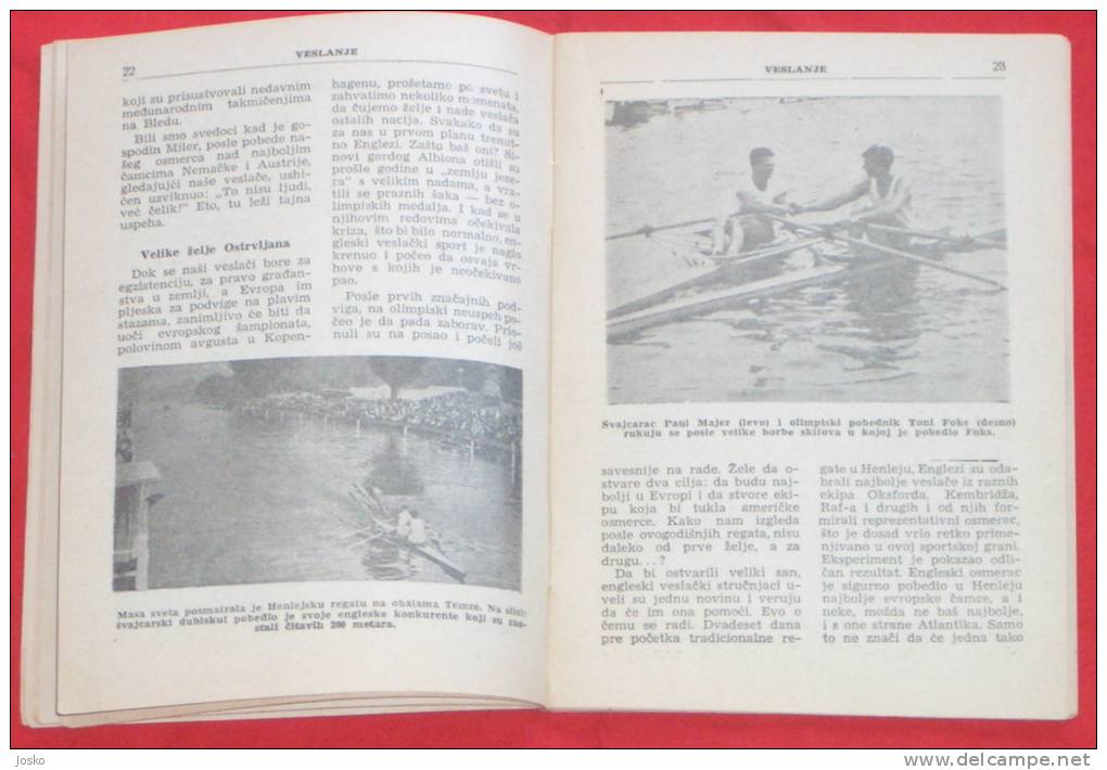 TOUR DE FRANCE 1953. ( Yugoslav vintage magazine ) cycling cyclisme football rowing aviron tennis synchronized swimming