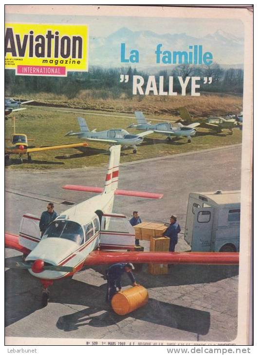 Revue Ancienne 1969 "Aviation Magazine" N° 509     La Famille  "Rallye" - Aviation