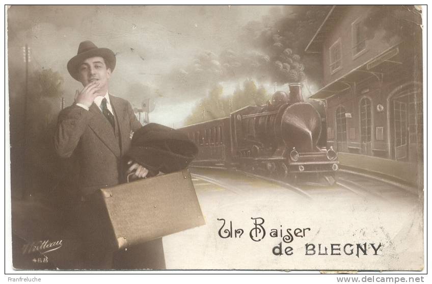 BLEGNY  (4670) Un Baiser - Blégny