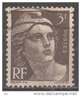 France - Marianne De Gandon - N° YT 715 Obl. - 1945-54 Marianne Of Gandon