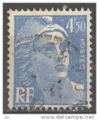 France - Marianne De Gandon - N° YT 718A Obl. - 1945-54 Marianne Of Gandon