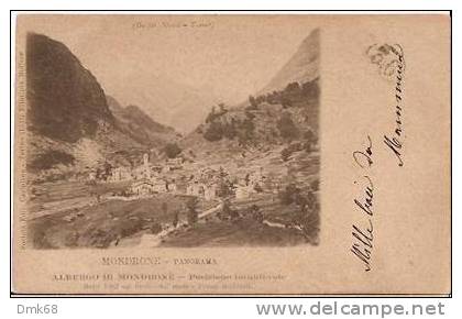 MONDRONE ( ALA DI STURA - TORINO ) PANORAMA 1900 - Other & Unclassified