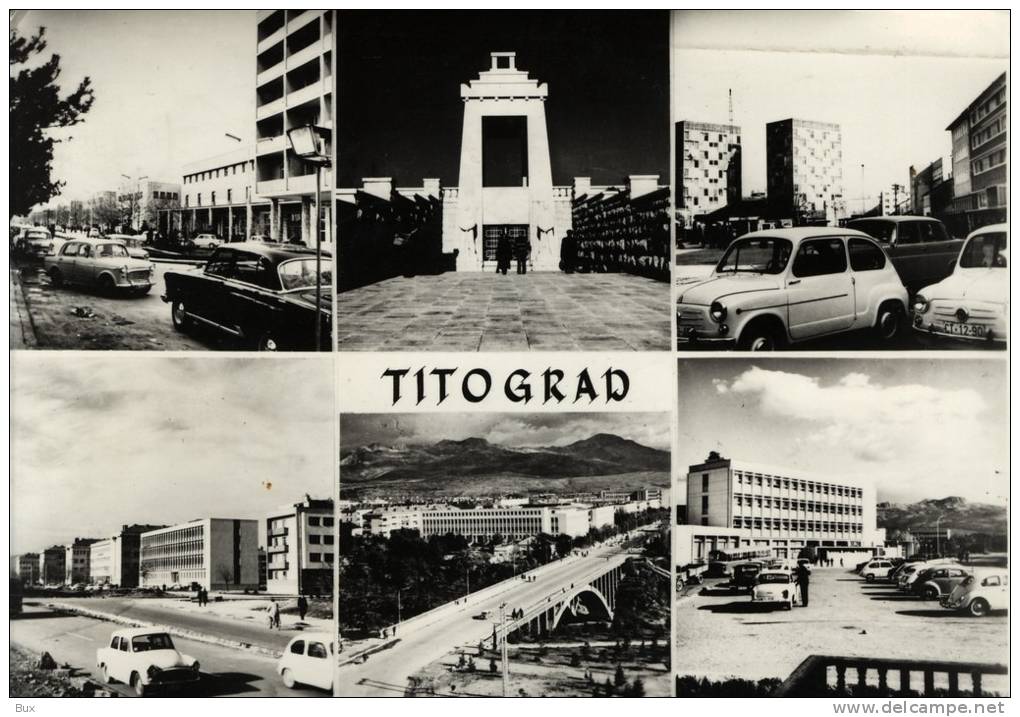TITOGRAD    MONTENEGRO     BOLLO  JUGOSLAVIA  POSTCARD USED - Montenegro