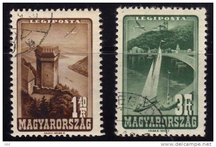 Hongrie 1947 N°Y.T. : PA. 63 Et 64 Obl. - Used Stamps