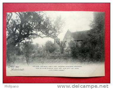 > Germany > Hesse >  Gruss Aus Michelstadt   Vita Caroli Magni  Ca 1910=== ======= =====  Ref 577 - Michelstadt
