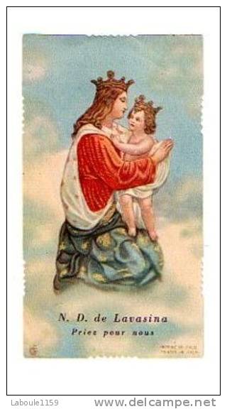 IMAGE PIEUSE : "Notre Dame De Lavasina Priez Pour Nous" - Images Religieuses