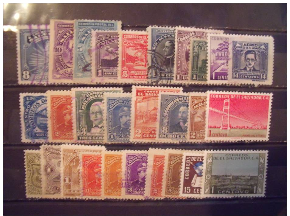 Lot Older El Salvador  Stamp Mint Used - El Salvador