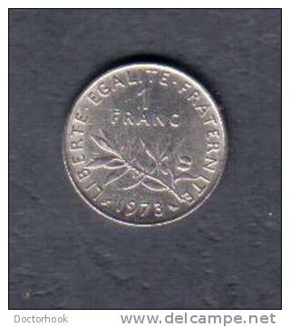 FRANCE    1  FRANC 1973 (KM # 925.1) - Other & Unclassified