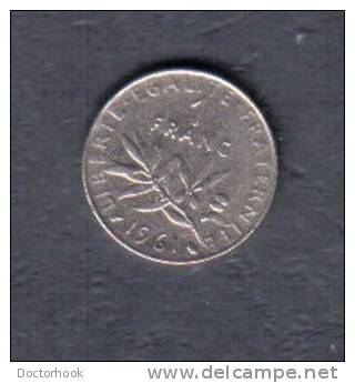 FRANCE    1  FRANC 1961 (KM # 925.1) - Other & Unclassified