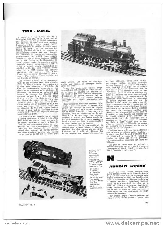 NCL - LOCO REVUE - Modélisme Ferroviaire - Train Locomotive Wagon Rail Chemin De Fer - Maquette Jouet - Railway & Tramway