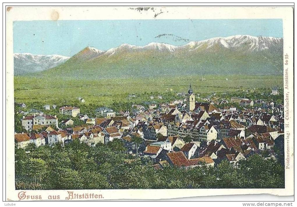 Altstätten - Gruss Aus               1905 - Altstätten