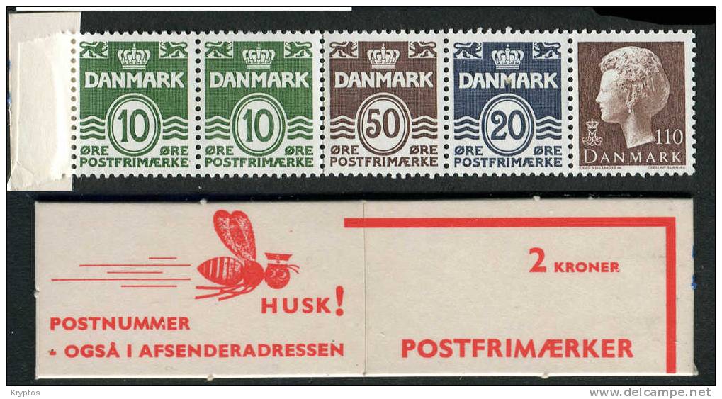 Denmark 1980 - 10+10+50+20+110 - Booklet - Carnets