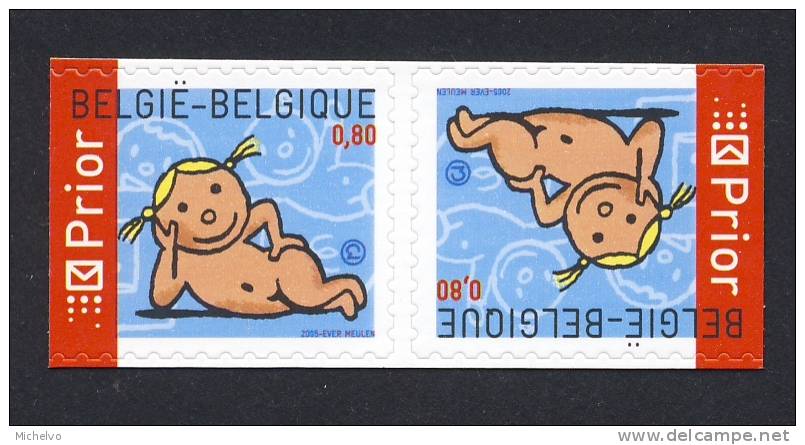 Belg. 2005 - COB N° 3404 ** - Naissance Fille - Ongebruikt