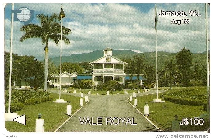 TARJETA DE JAMAICA DE VALE ROYAL 15 JAMA - Jamaica