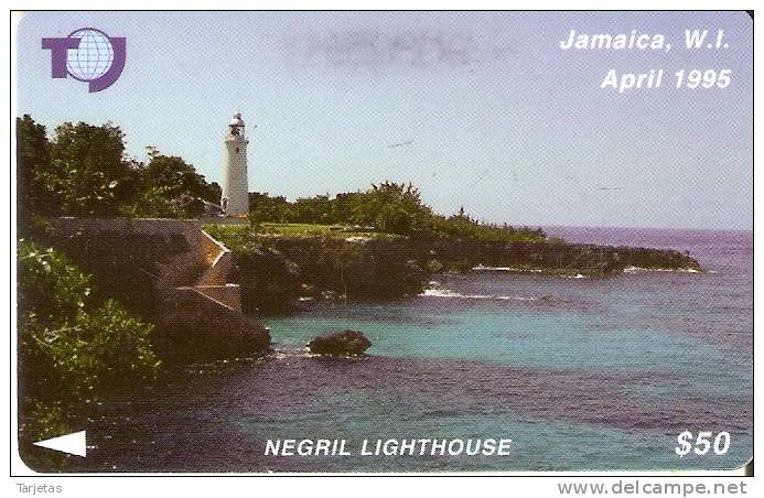 TARJETA DE JAMAICA DE NEGRIL LIGHTHOUSE  19 JAMA - Lighthouses