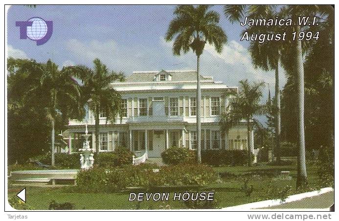 TARJETA DE JAMAICA DE DEVON HOUSE - Jamaica