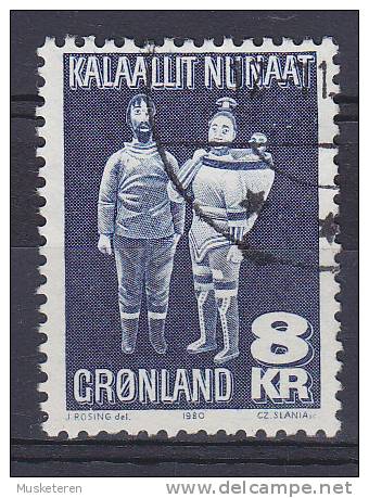 Greenland 1980 Mi. 119      8.00 Kr Kunsthandwerk Holzfiguren (Cz. Slania) - Usados