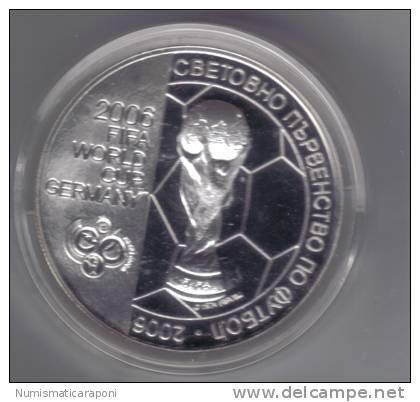 Bulgaria 5 Leva 2003 Silver Campionati Del Mondo Di Calcio 2006 Proof TOP PRICE - Bulgaria