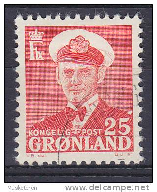 Greenland 1950 Mi. 32      25 Ø King König Frederik IX. - Used Stamps