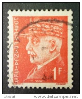 FRANCE 1941: Maury 514 I, Légende "P" Partielle (surencrage), O - LIVRAISON GRATUITE A PARTIR DE 10 EUROS - 1941-42 Pétain