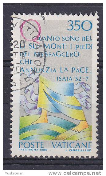 Vatican 1986 Mi. 890     350 L Internationales Jahr Des Friedens - Used Stamps