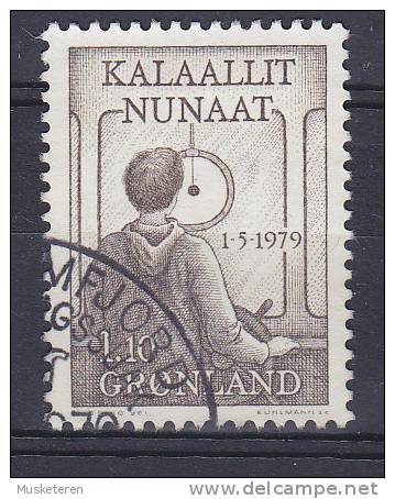 Greenland 1979 Mi. 115   1.10 (Kr) Innere Autonomie Steuermann - Used Stamps