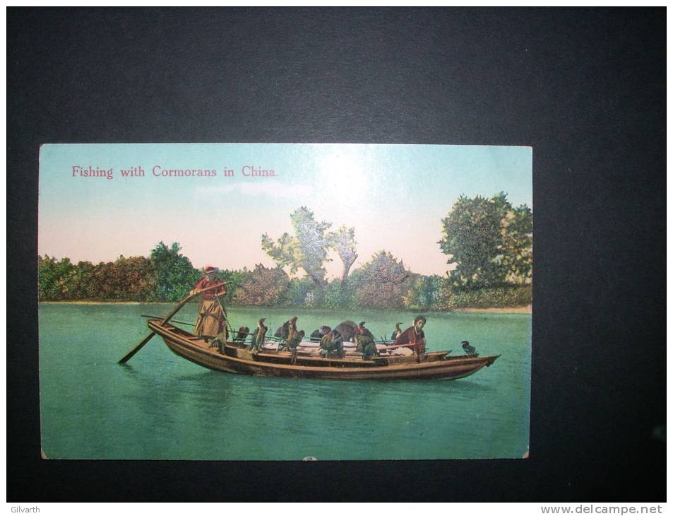 Fishing With Cormorans In China - Chrom Edit. Kingshill Shanghai  -  NON CIRCULEE  L95 - Chine