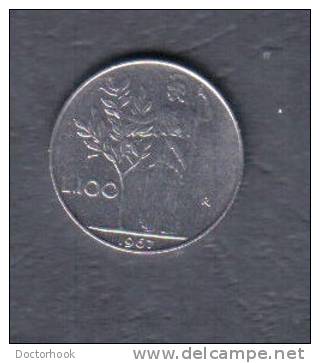 ITALY    100  LIRE 1967 (KM # 96) - 100 Lire