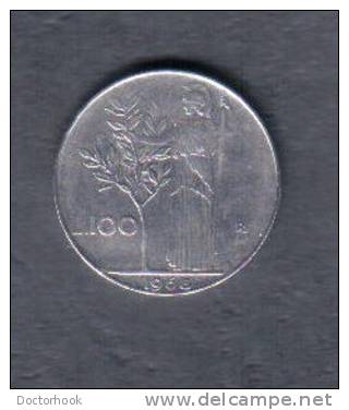 ITALY    100  LIRE 1968 (KM # 96) - 100 Lire