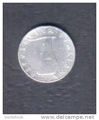 ITALY    5  LIRE 1954 (KM # 92) - 5 Liras