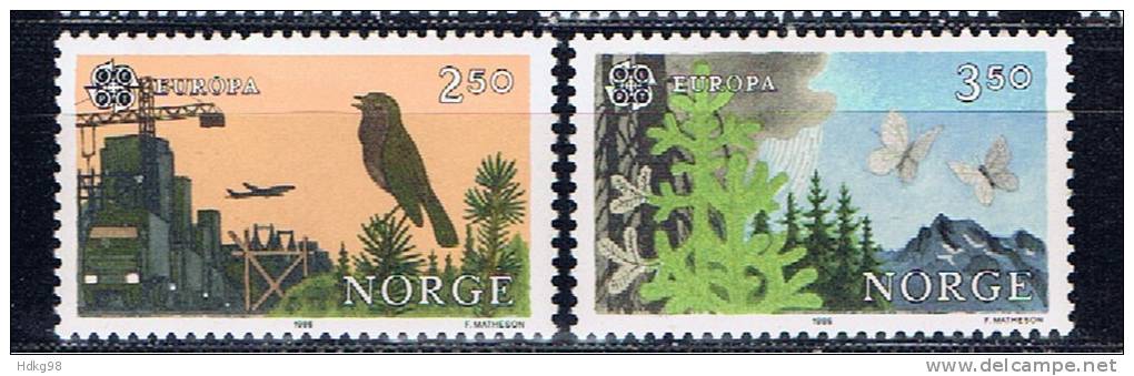 N Norwegen 1986 Mi 946-47 Mnh EUROPA - Ongebruikt