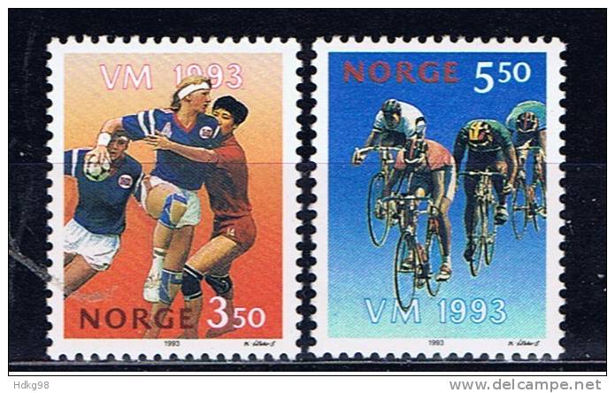 N Norwegen 1993 Mi 1129-30 Mnh Sport - Neufs