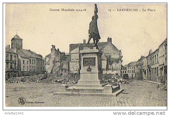 LANDRECIES Guerre Mondiale 1914 18  La Place - Landrecies