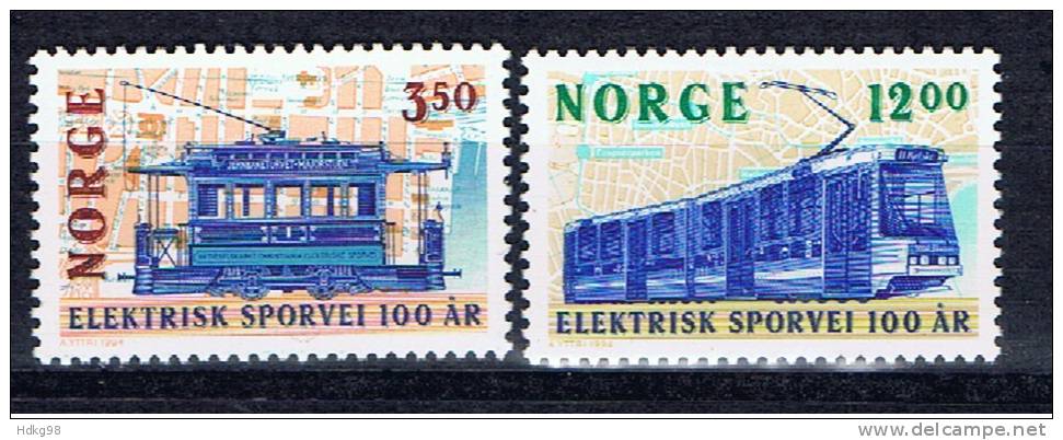 N Norwegen 1994 Mi 1163-64 Mnh - Neufs